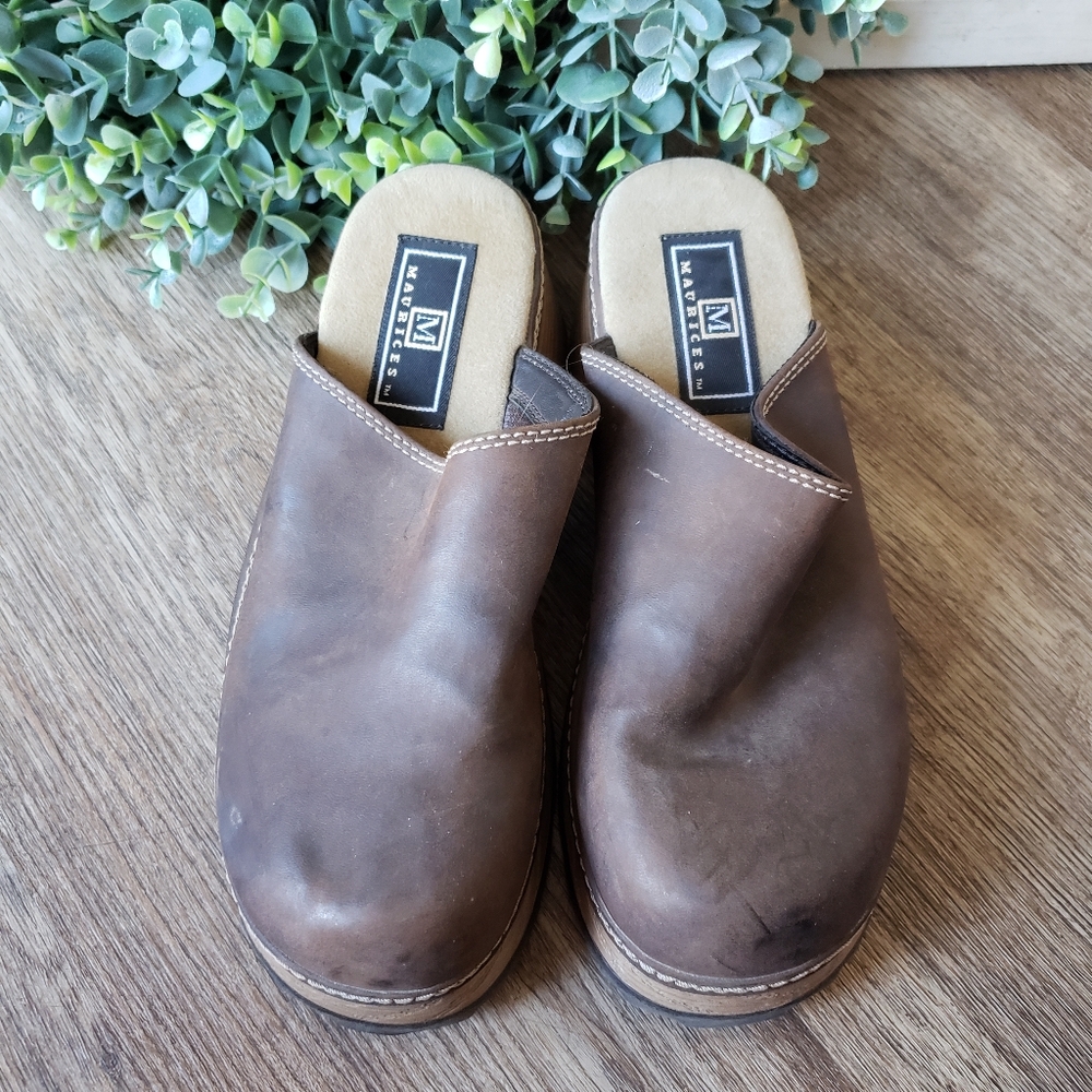 Maurices Brown Platform Clogs - image 4